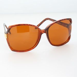 NWT Vintage lady's fashion retro 60's style polarized trublue PClens sunglasses